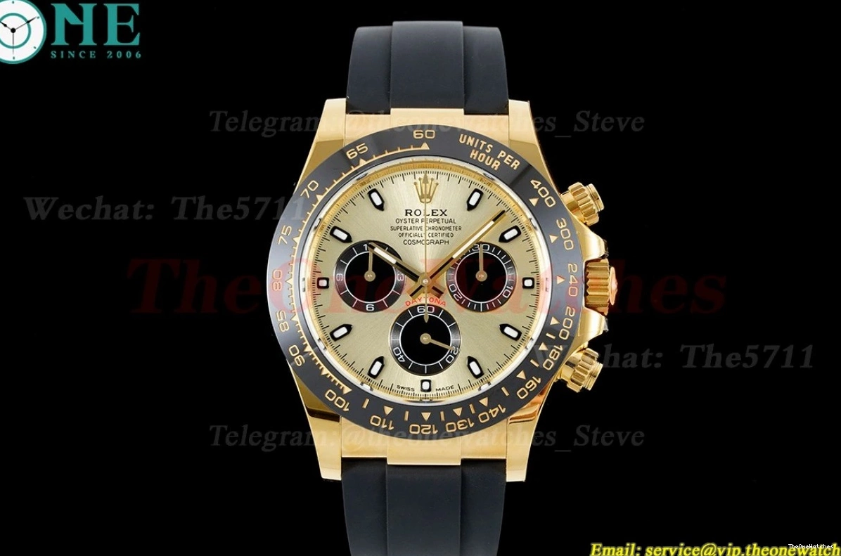 YG BTF 904L Dial SA4130 V2 RU 116518 Daytona Gold 0108